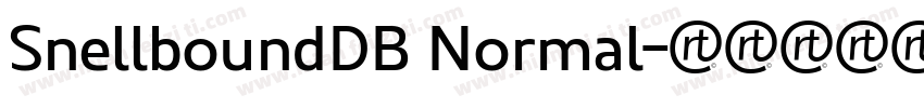 SnellboundDB Normal字体转换